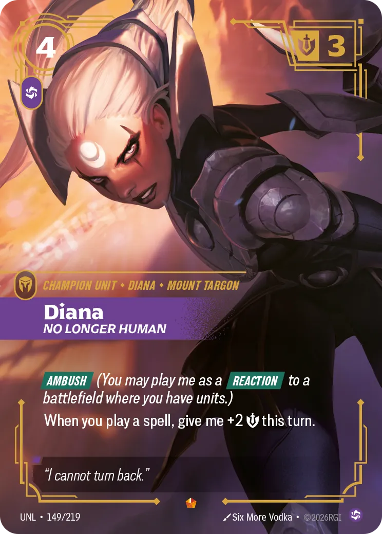 UNL-149/219 Diana, No Longer Human (Foiled)