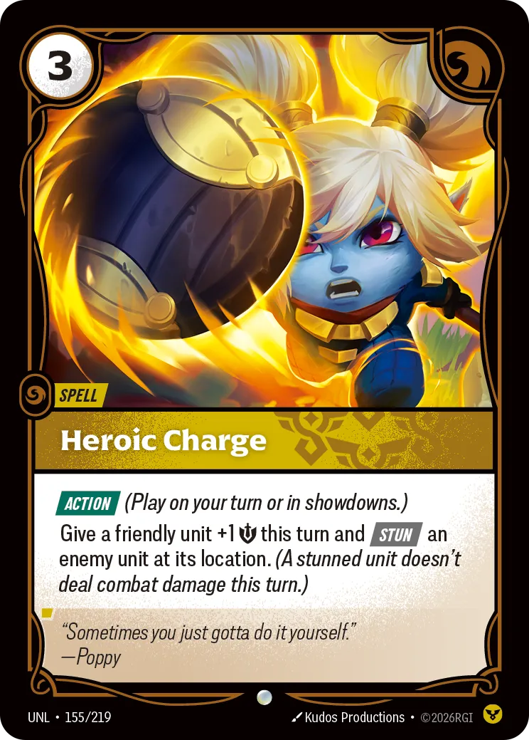 UNL-155/219 Heroic Charge