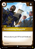 UNL-157/219 Scrutinizing Sergeant