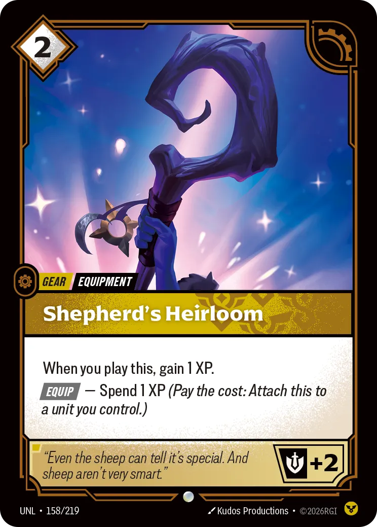 UNL-158/219 Shepherd's Heirloom (Foiled)