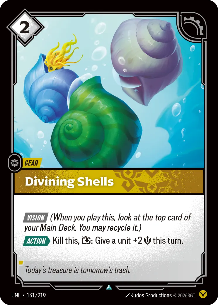 UNL-161/219 Divining Shells