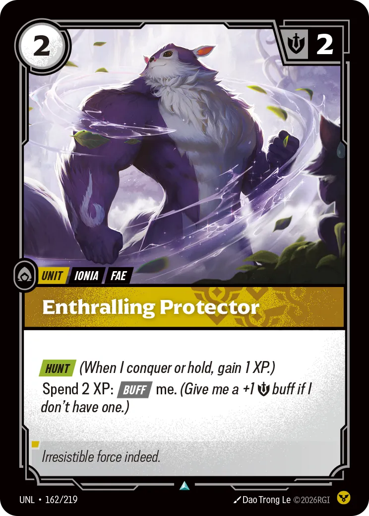 UNL-162/219 Enthralling Protector (Foiled)