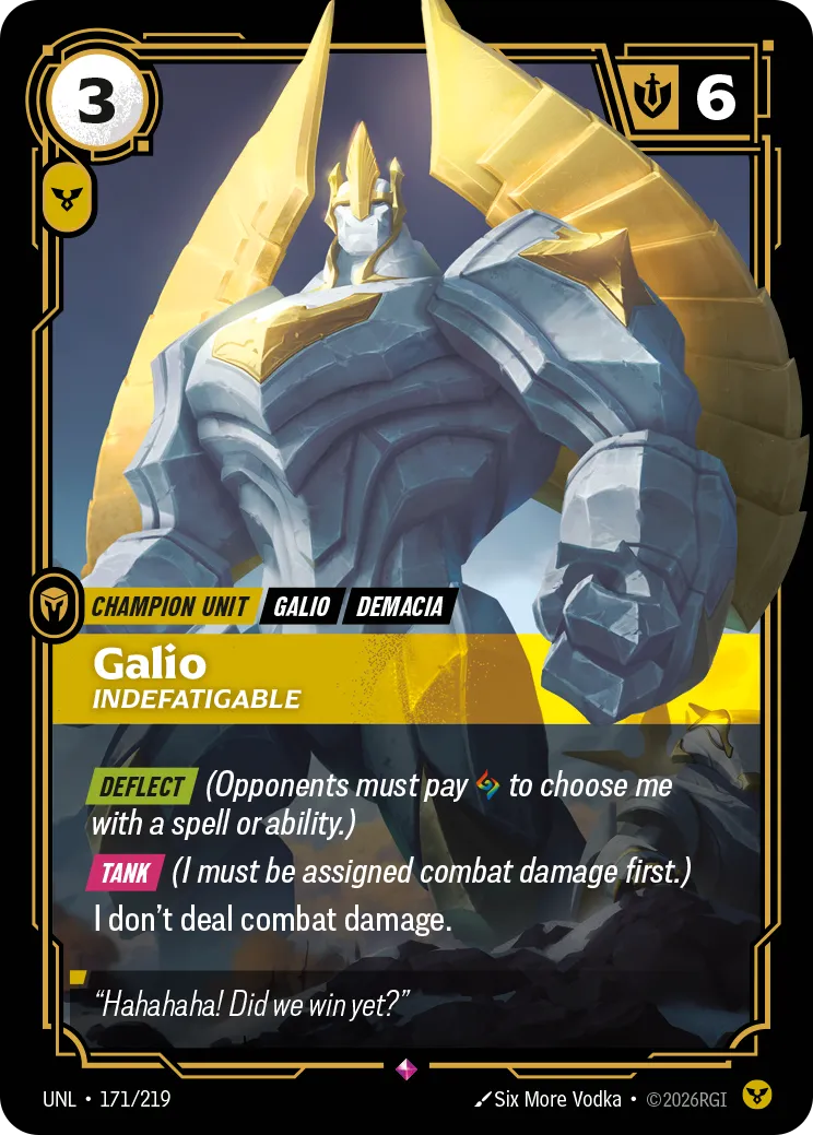 UNL-171/219 Galio, Indefatigable (Foiled)