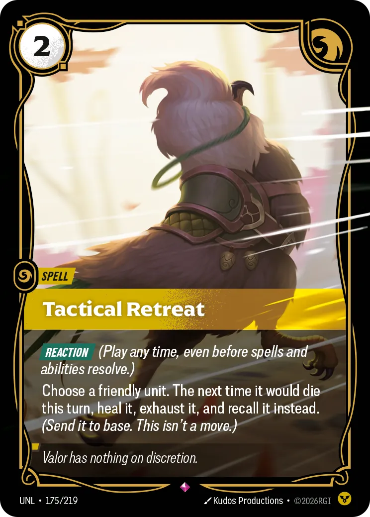 UNL-175/219 Tactical Retreat (Foiled)