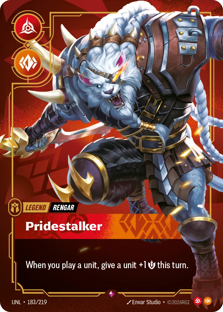 UNL-183/219 Rengar, Pridestalker (Foiled)