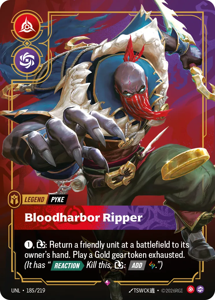 UNL-185/219 Pyke, Bloodharbor Ripper (Foiled)
