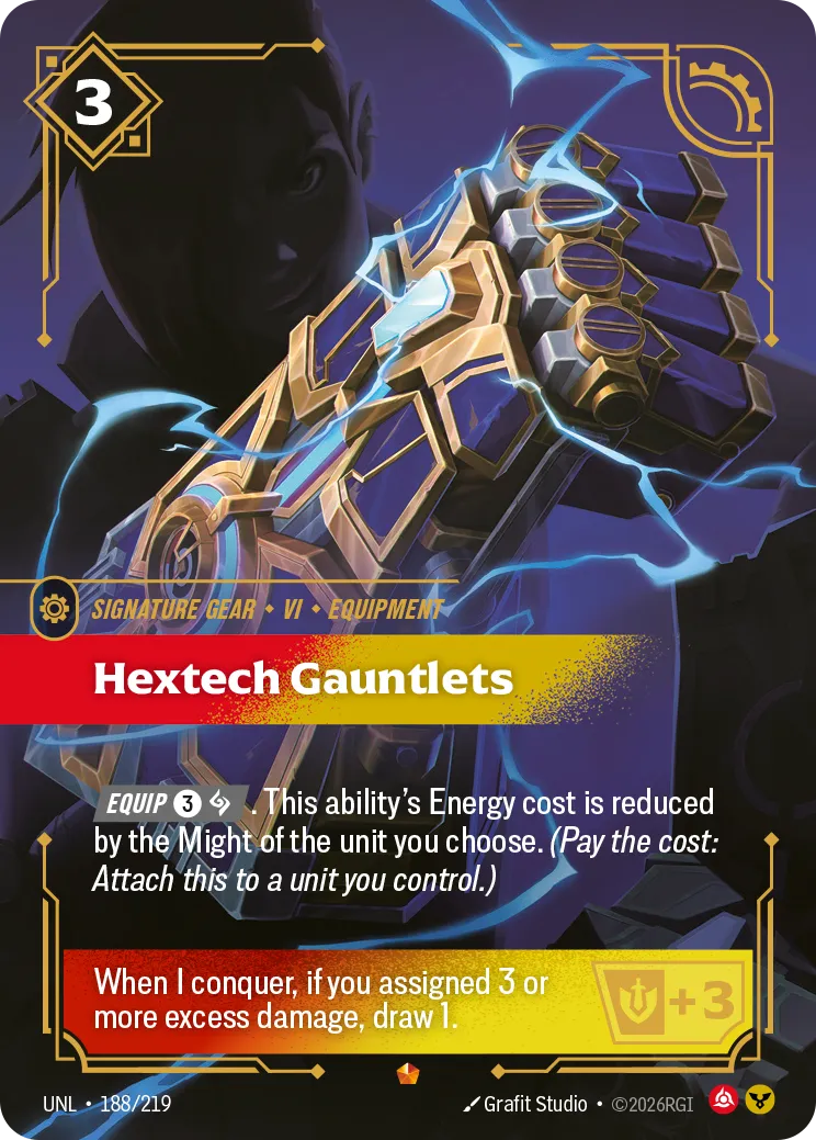 UNL-188/219 Hextech Gauntlets (Foiled)