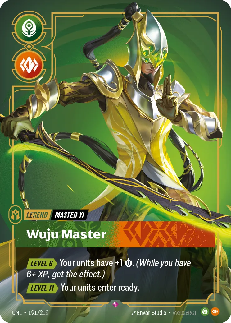 UNL-191/219 Master Yi, Wuju Master (Foiled)