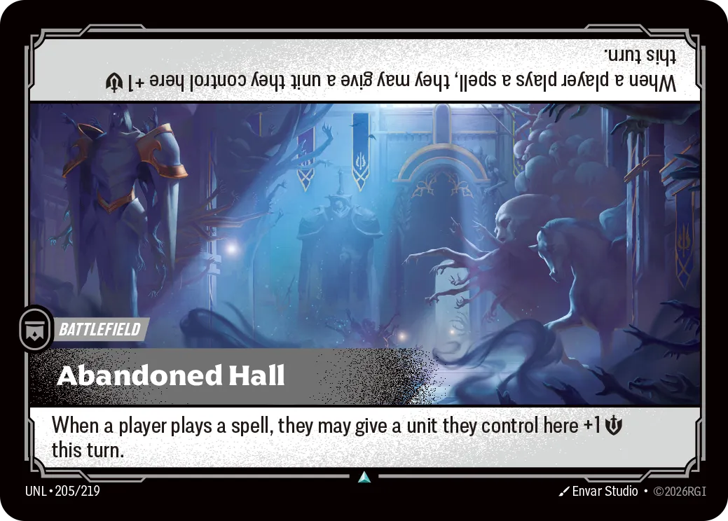 UNL-205/219 Abandoned Hall (Foiled)