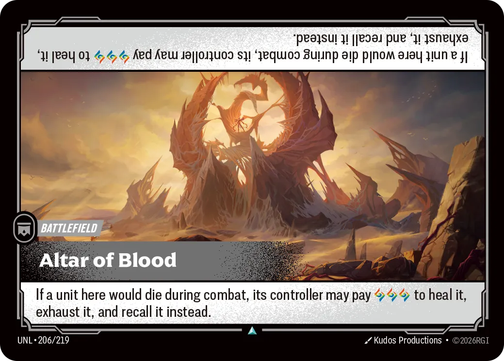 UNL-206/219 Altar of Blood