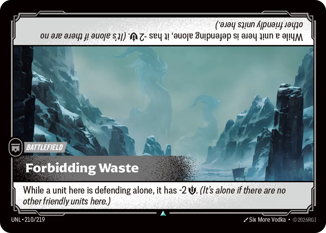 UNL-210/219 Forbidding Waste