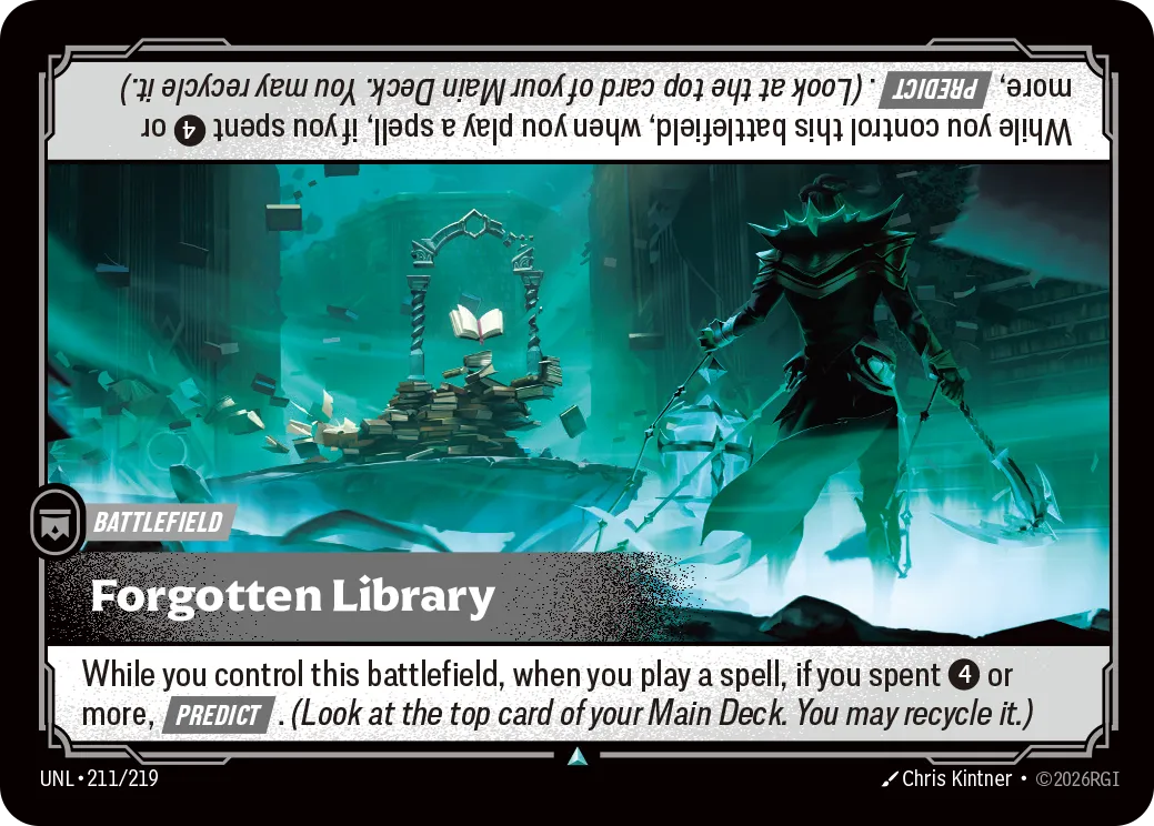 UNL-211/219 Forgotten Library (Foiled)