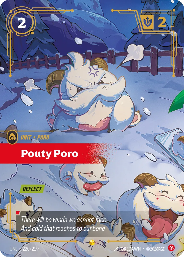 UNL-220/219 Pouty Poro (AA)
