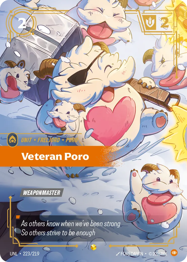 UNL-223/219 Veteran Poro (AA)