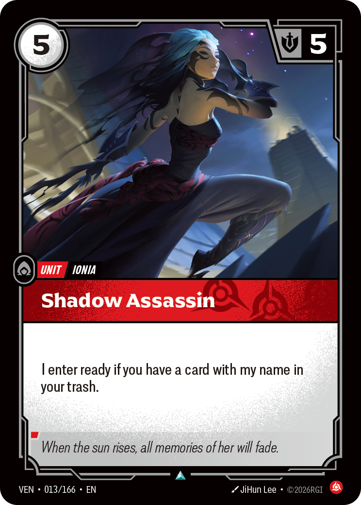 VEN-013/166 Shadow Assassin (Foiled)
