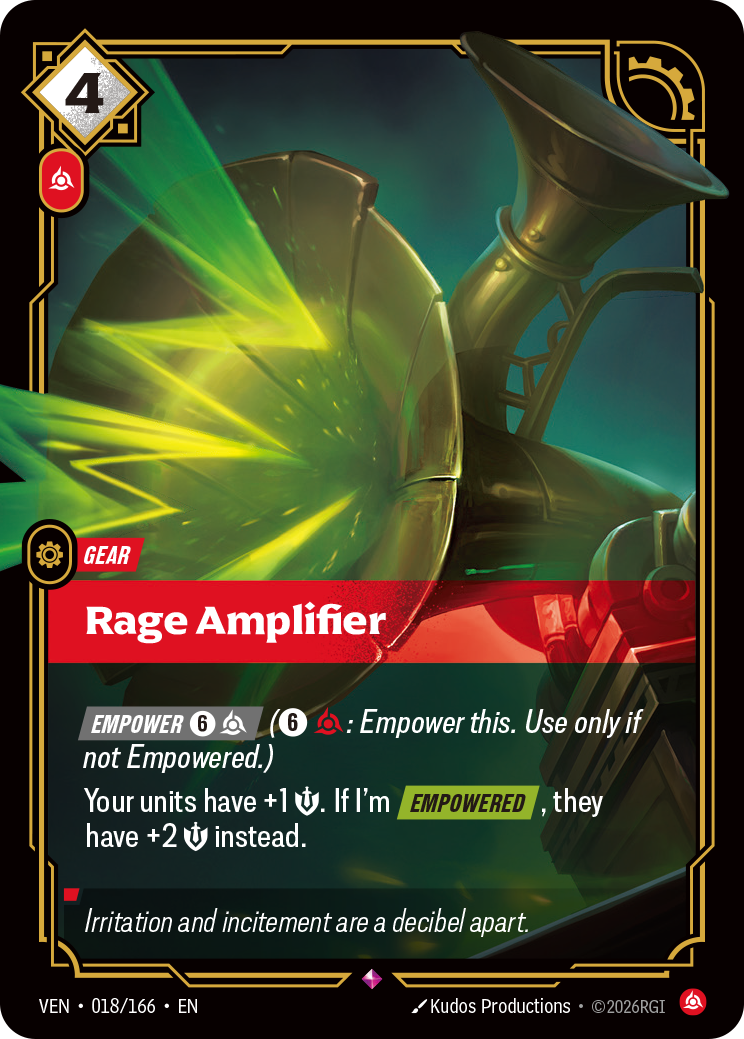 VEN-018/166 Rage Amplifier