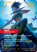 VEN-021/166 Akali, Deadly Weapon