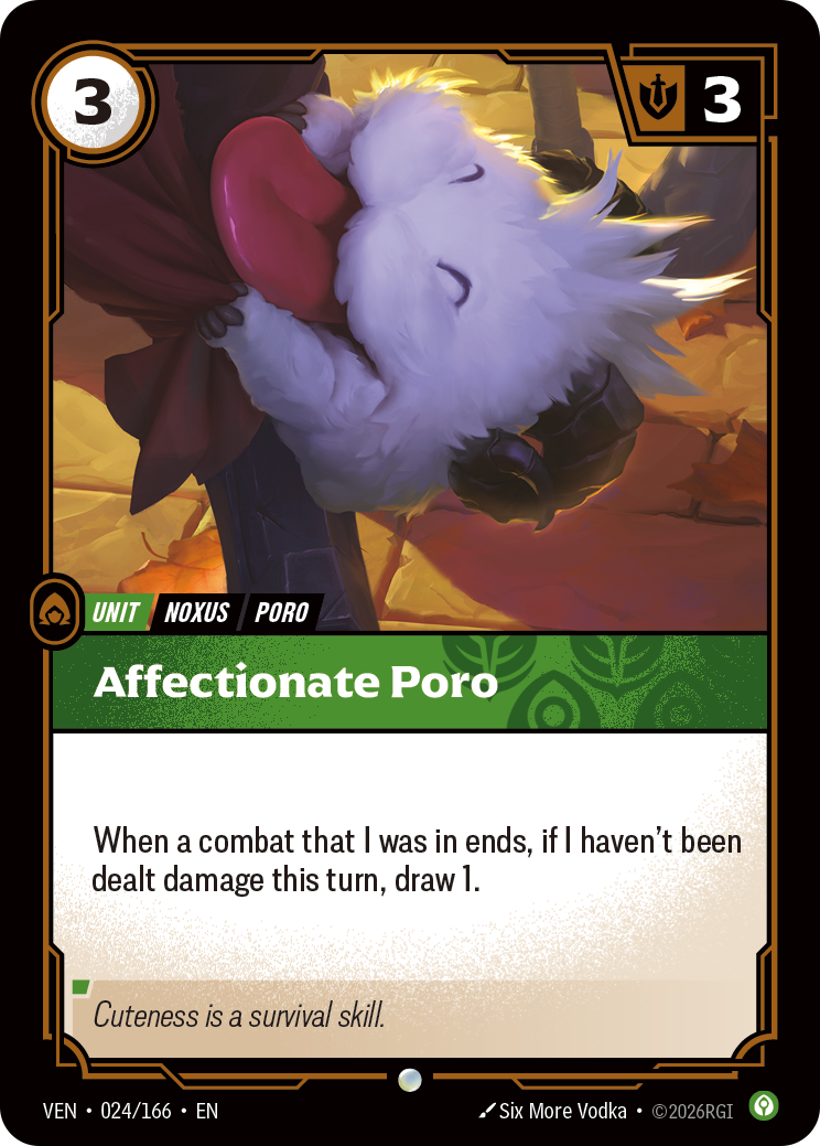 VEN-024/166 Affectionate Poro