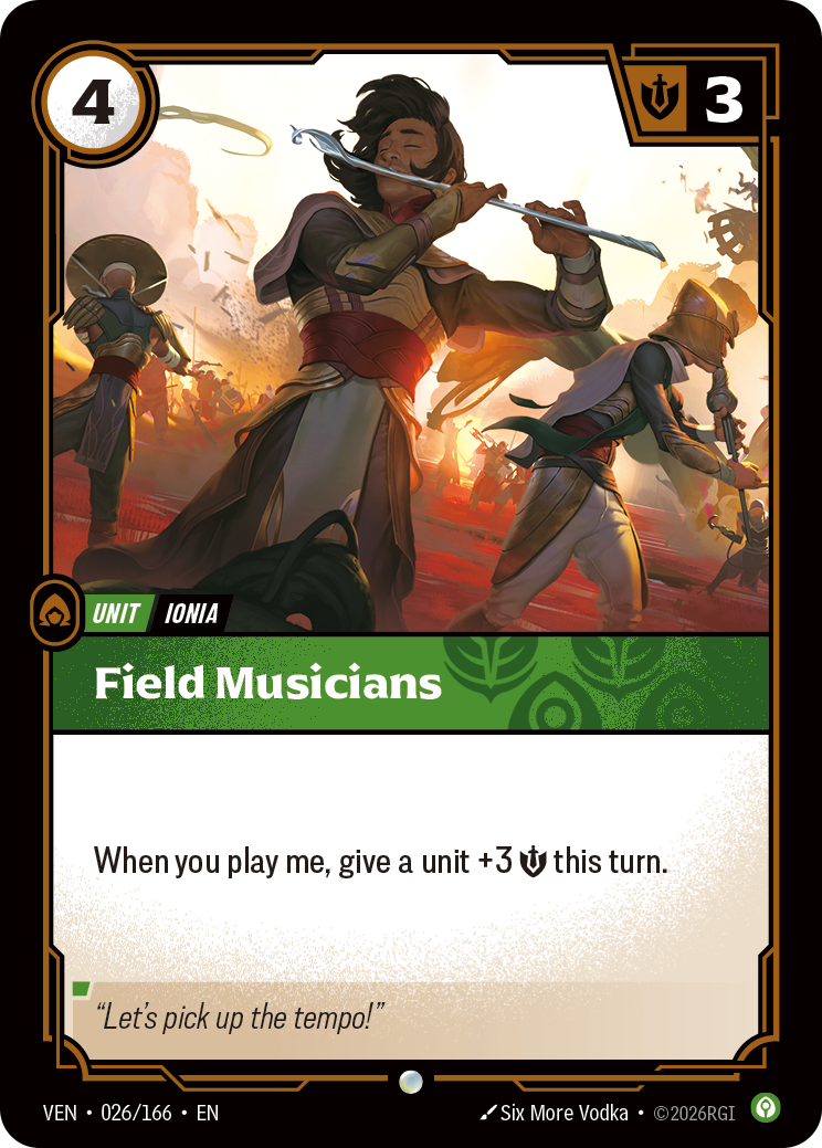 VEN-026/166 Field Musicians