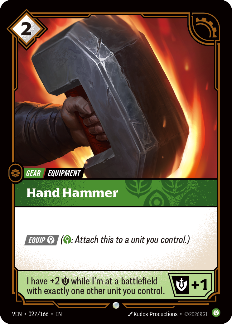 VEN-027/166 Hand Hammer (Foiled)