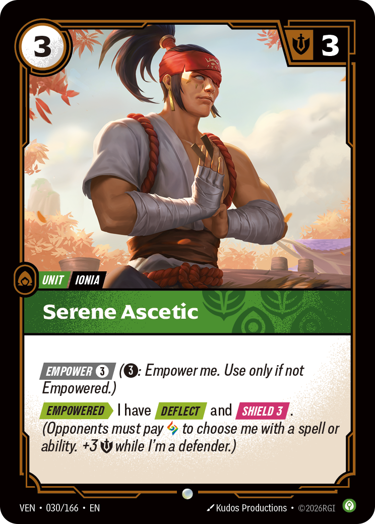 VEN-030/166 Serene Ascetic (Foiled)