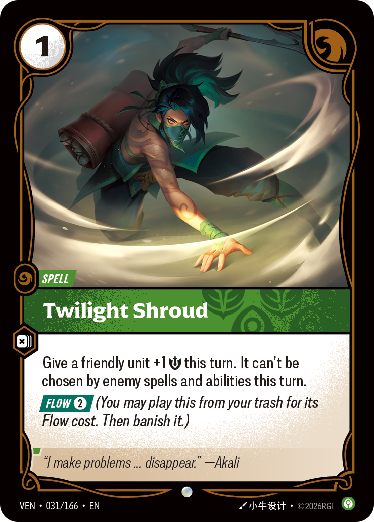 VEN-031/166 Twilight Shroud