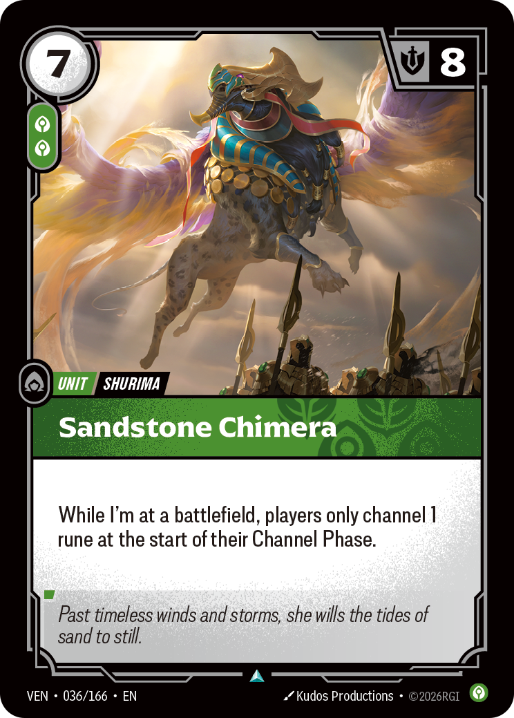 VEN-036/166 Sandstone Chimera (Foiled)