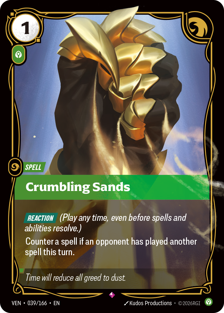 VEN-039/166 Crumbling Sands