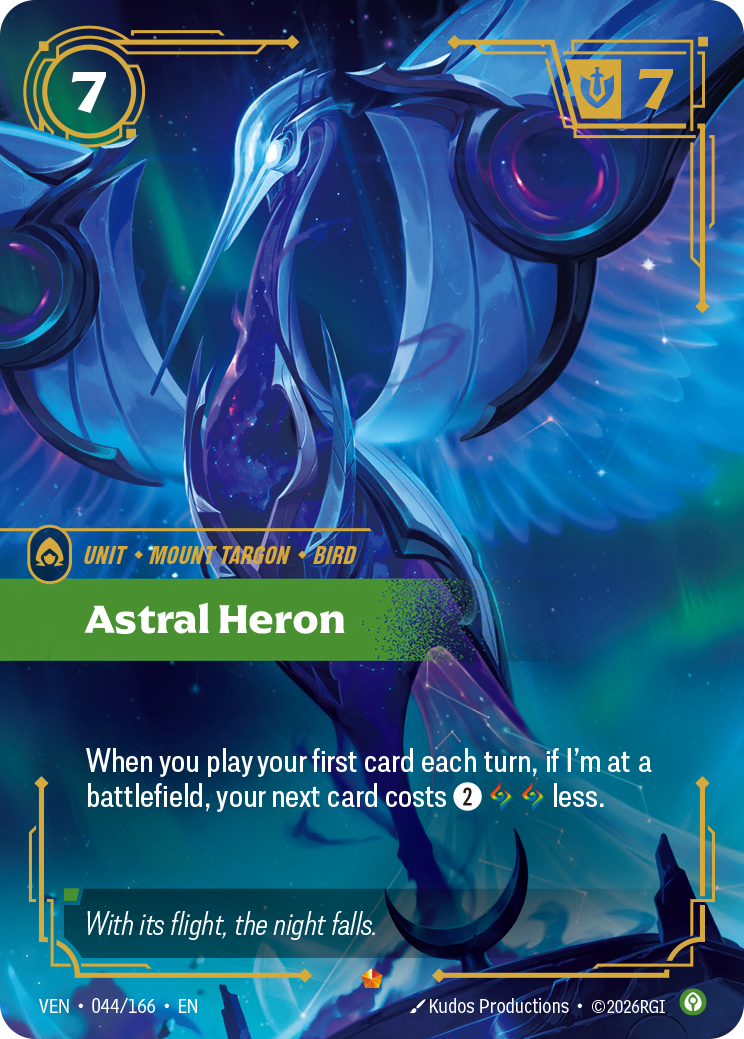 VEN-044/166 Astral Heron