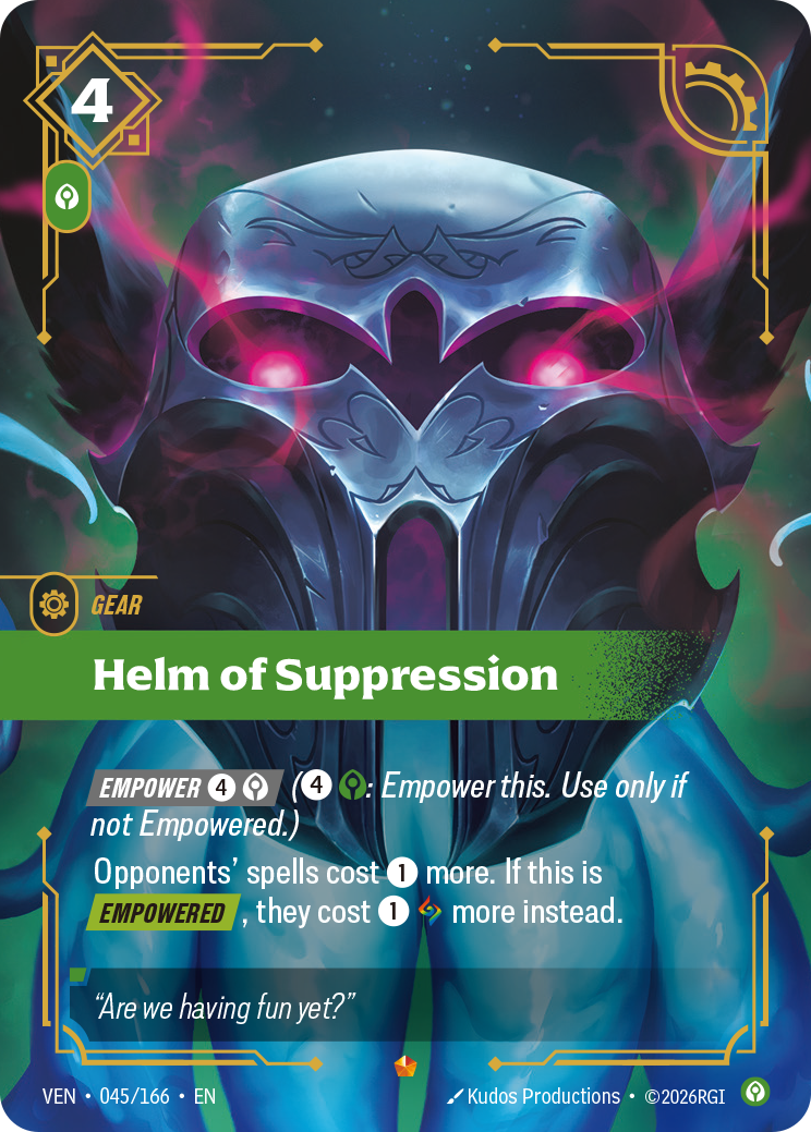 VEN-045/166 Helm of Suppression