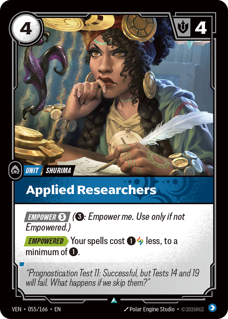 VEN-055/166 Applied Researchers