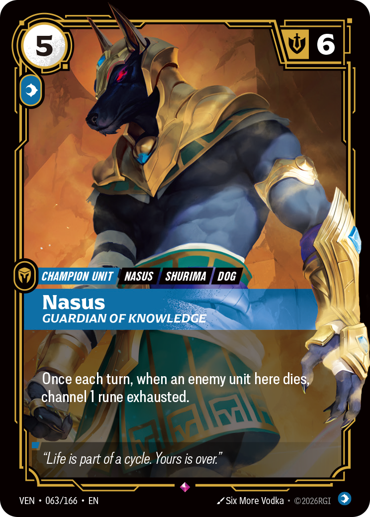 VEN-063/166 Nasus, Guardian of Knowledge