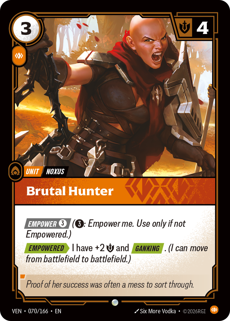 VEN-070/166 Brutal Hunter (Foiled)