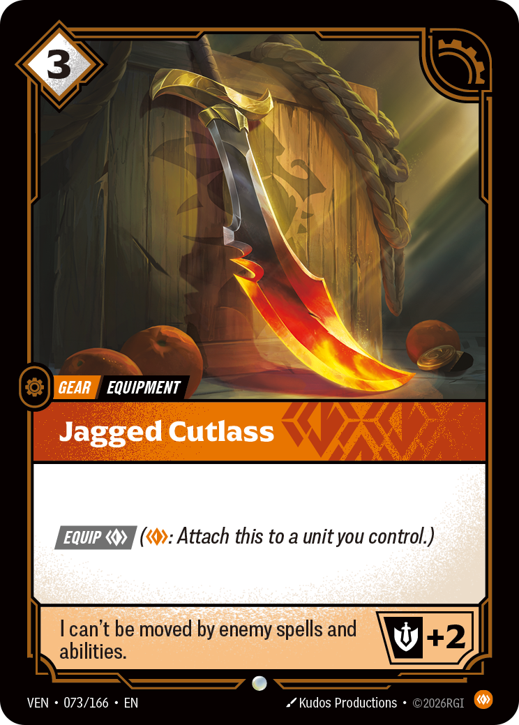 VEN-073/166 Jagged Cutlass