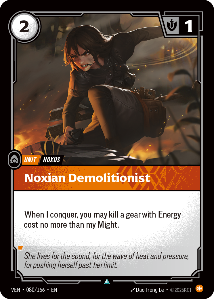 VEN-080/166 Noxian Demolitionist (Foiled)