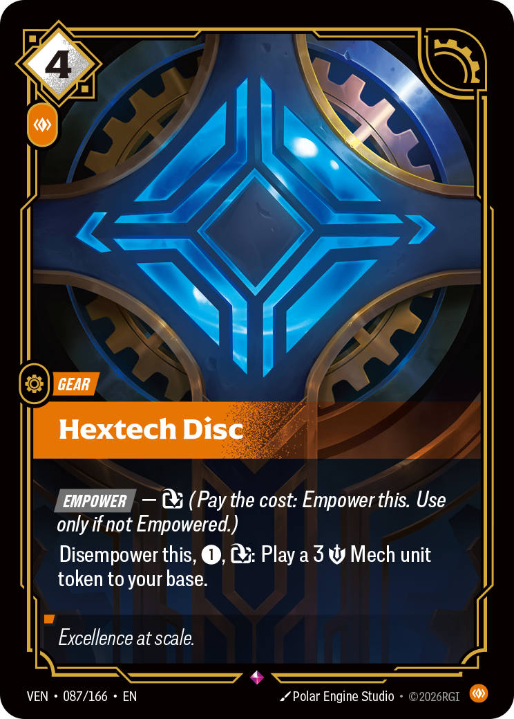 VEN-087/166 Hextech Disc