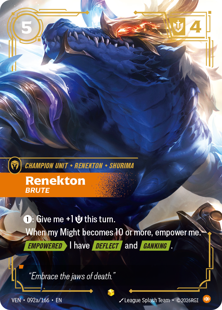 VEN-092a/166 Renekton, Brute (AA)