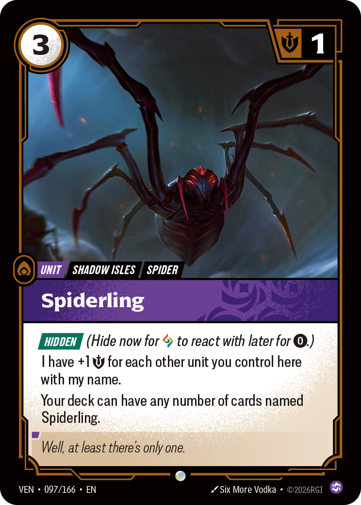 VEN-097/166 Spiderling