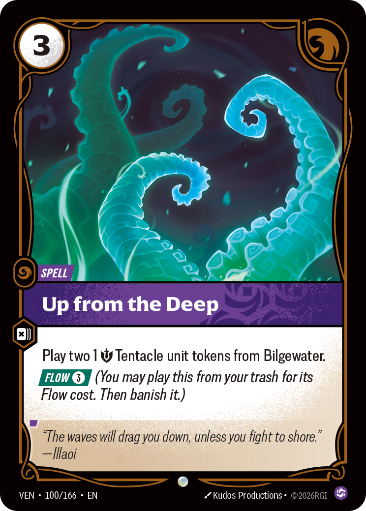 VEN-100/166 Up from the Deep (Foiled)