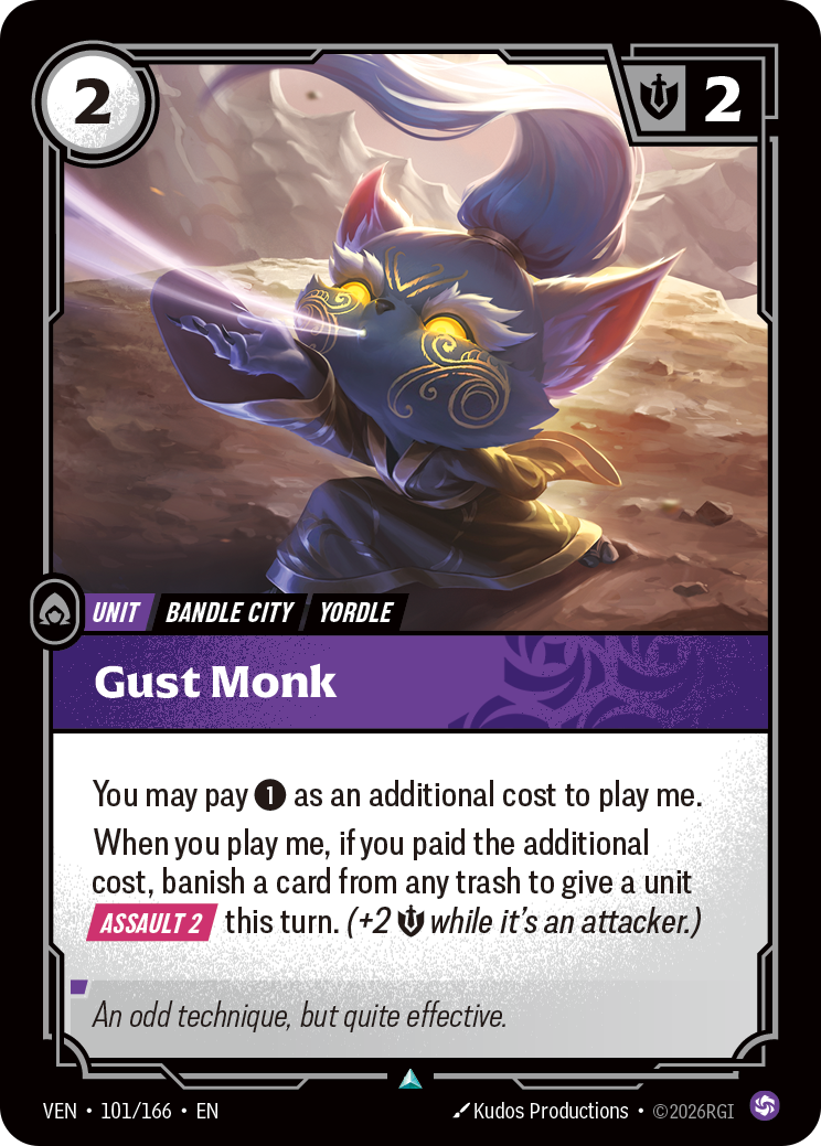 VEN-101/166 Gust Monk