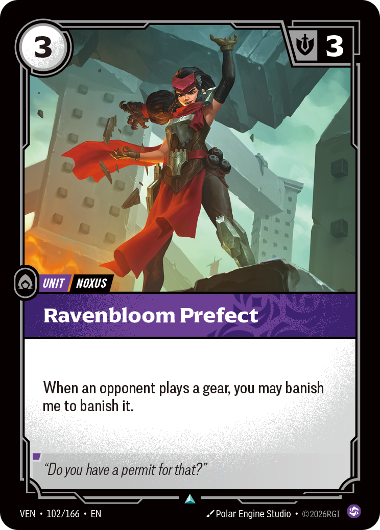 VEN-102/166 Ravenbloom Prefect (Foiled)