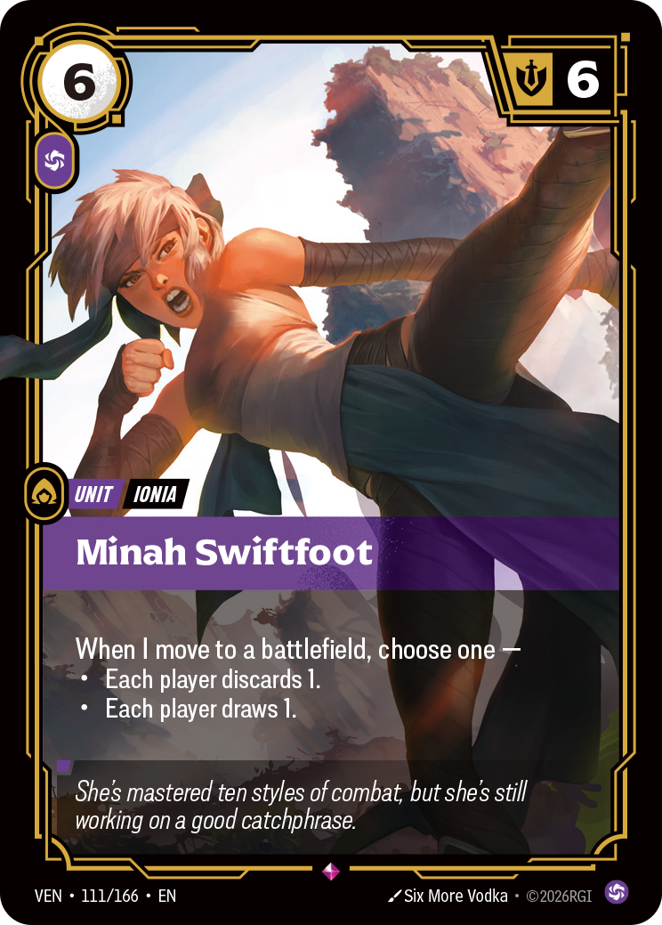 VEN-111/166 Minah Swiftfoot