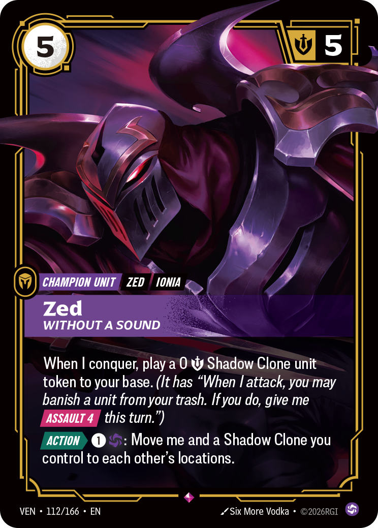 VEN-112/166 Zed, Without a Sound