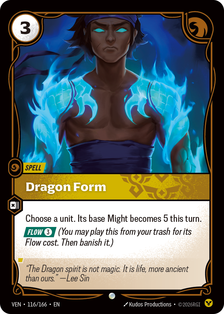 VEN-116/166 Dragon Form (Foiled)