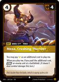 VEN-120/166 Masa, Crashing Thunder (Foiled)