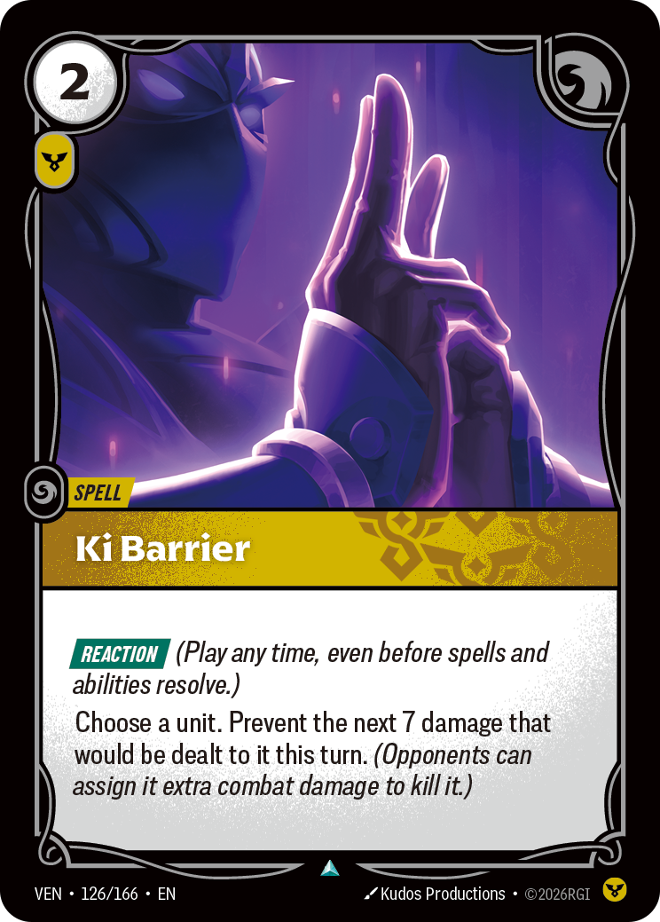 VEN-126/166 Ki Barrier (Foiled)