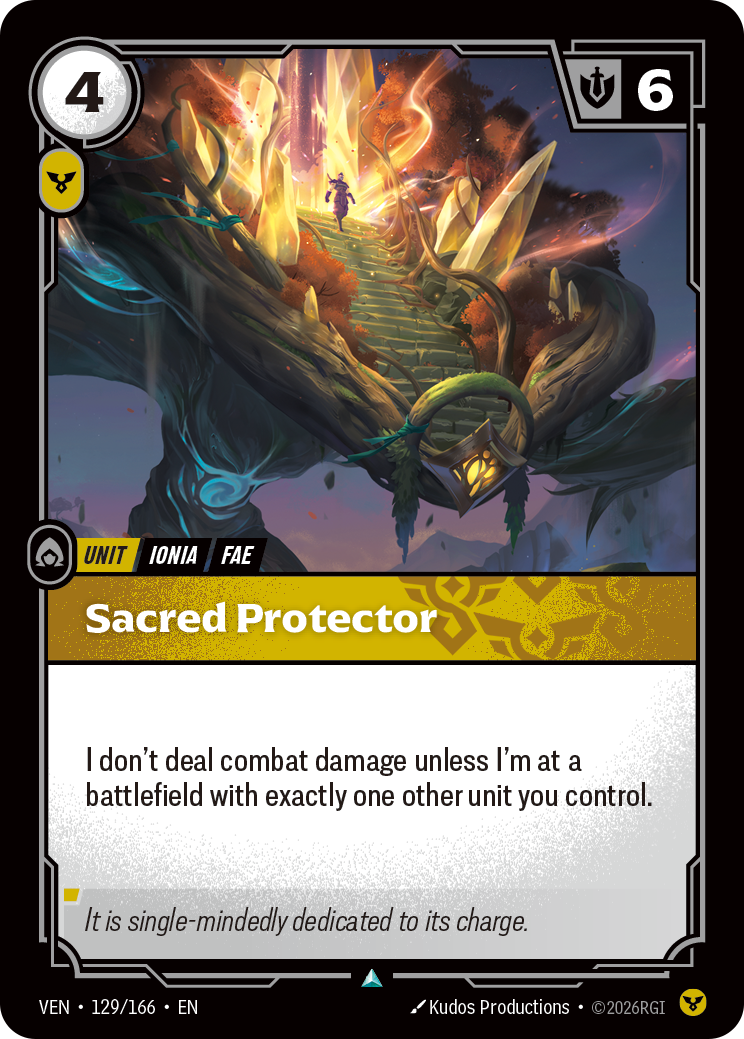 VEN-129/166 Sacred Protector