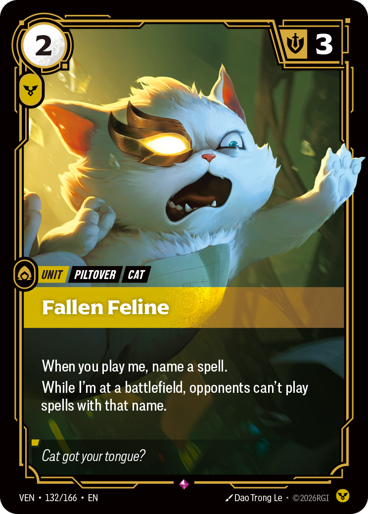 VEN-132/166 Fallen Feline