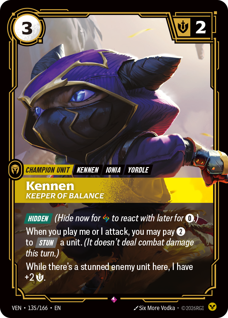 VEN-135/166 Kennen, Keeper of Balance