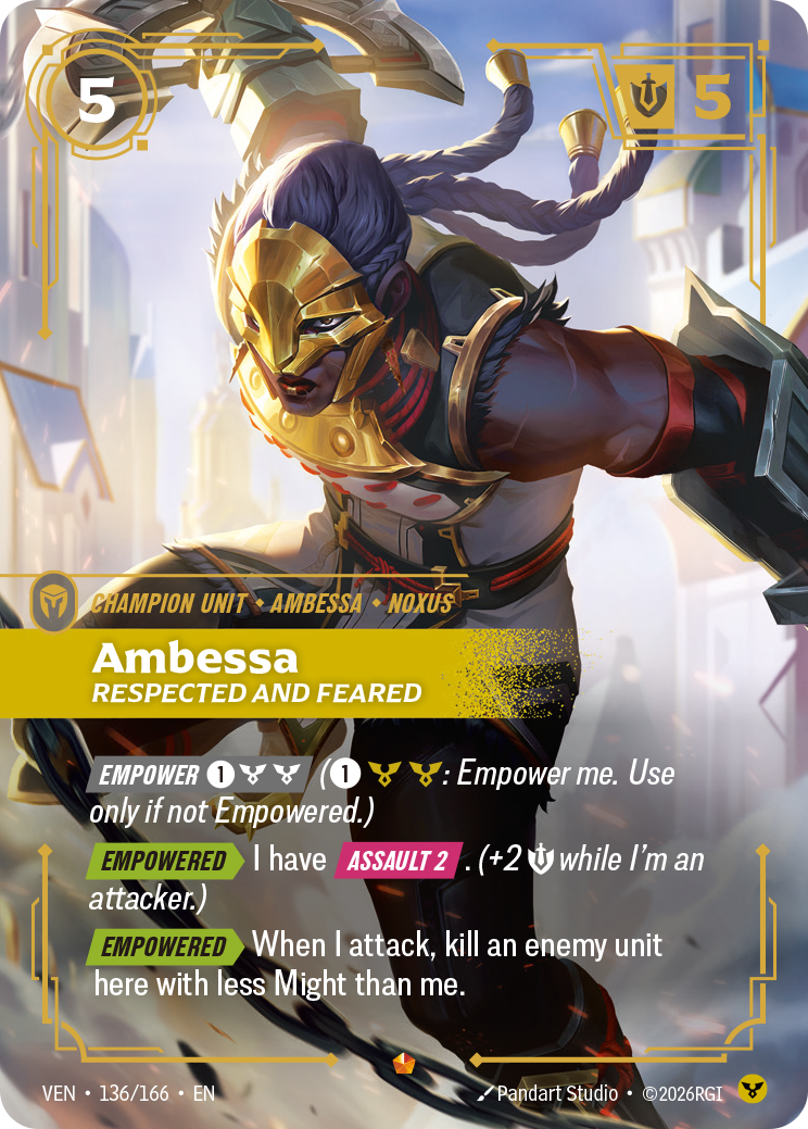 VEN-136/166 Ambessa, Respected and Feared